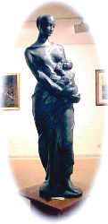 " Maternit" Sculpture de Hiplito PREZ CALVO. Page de prsentation, la revue de l'AEA du mois de mars 2001  n 108.  Publication dans tous les pays