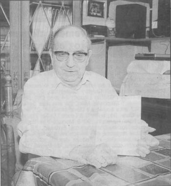 Le poète André CLAUS