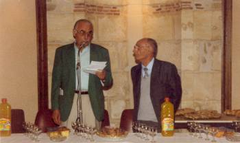 Le maire de Thiviers,  Roger Jaccou et Maurice Gibert 